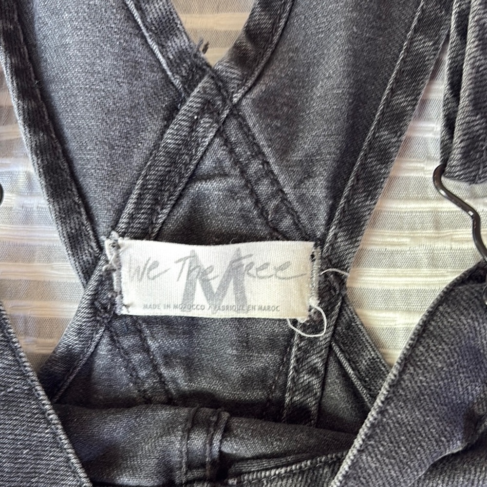 We The Free Gray Denim Overalls - Picture 6 of 6